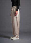 Wide leg cargo trousers, oat, cogthebigsmoke, one size fits all, sustainable fashion, less is more, made in Japan, quiet luxury, minimalist