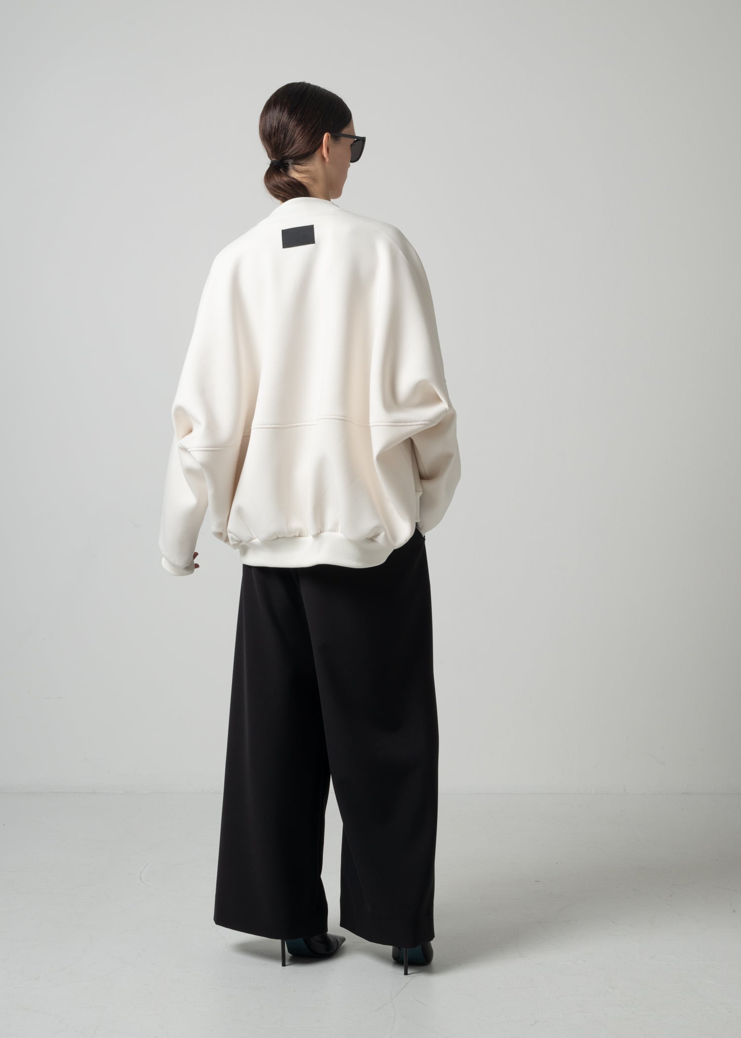 52 OLLIE ZIP UP BLOUSON / COCOON JERSEY - C15