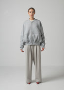 52 OLLIE ZIP UP BLOUSON / COCOON JERSEY - C15
