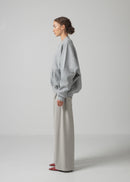 52 OLLIE ZIP UP BLOUSON / COCOON JERSEY - C15