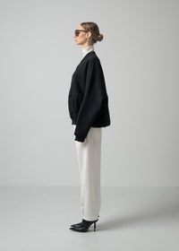 52 OLLIE ZIP UP BLOUSON / COCOON JERSEY - C15