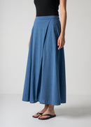 53 HALO SEMI-FLARE SKIRT / RECYCLE PE JERSEY - C12