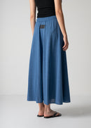 53 HALO SEMI-FLARE SKIRT / RECYCLE PE JERSEY - C12