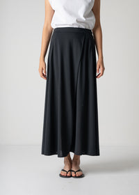 53 HALO SEMI-FLARE SKIRT / RECYCLE PE JERSEY - C12