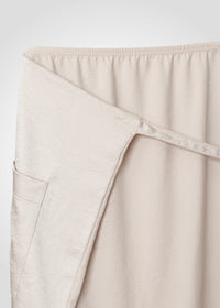 53 MINA DOUBLE WRAP SKIRT / ECO SATIN - C13
