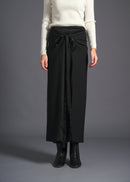 3-way wrap skirt, black, cogthebigsmoke, one size fits all, sustainable fashion, less is more, made in Japan, quiet luxury, minimalist