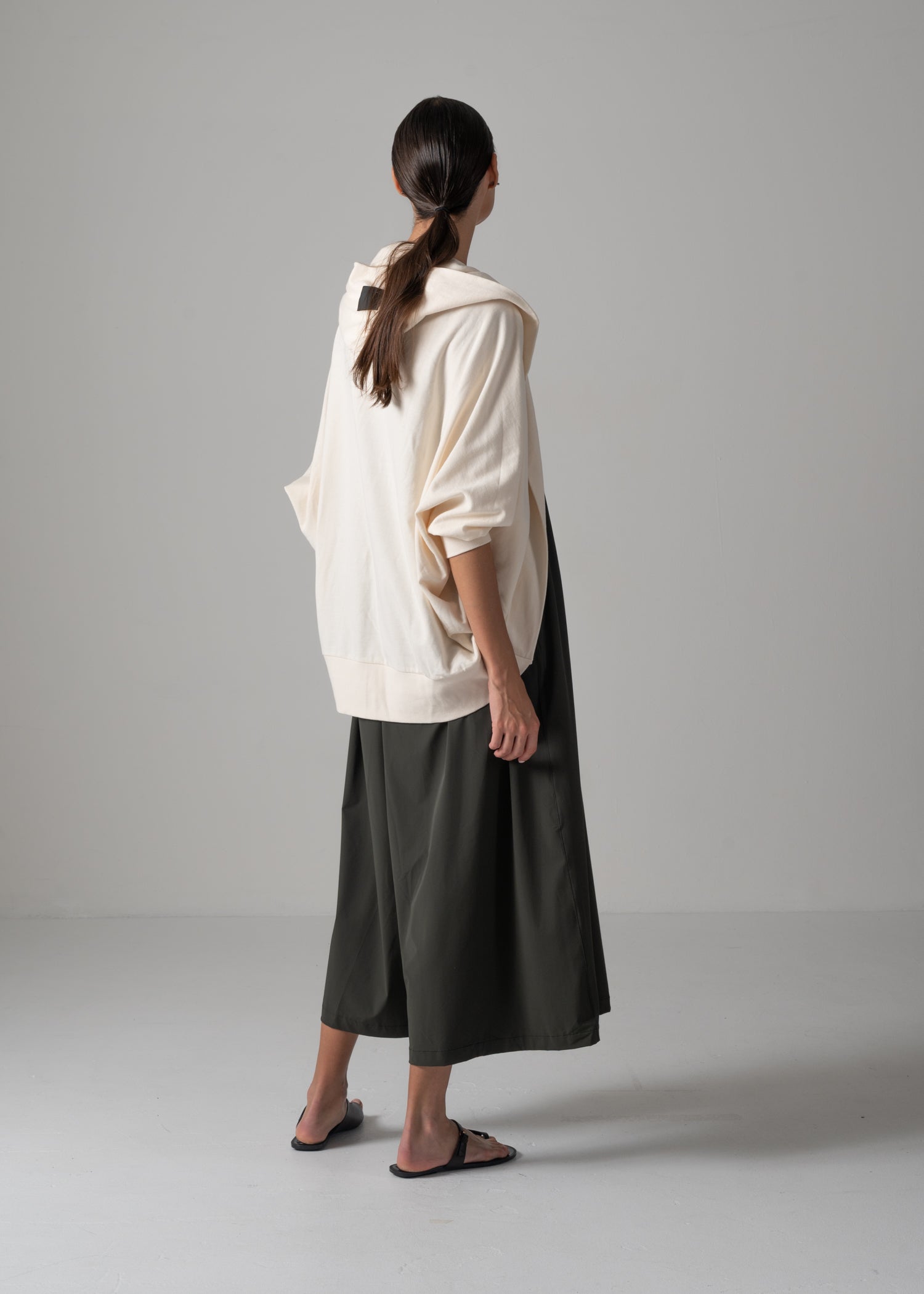 NICOLETTE BORERO HOODY, Sweatshirt material, Made in Japan