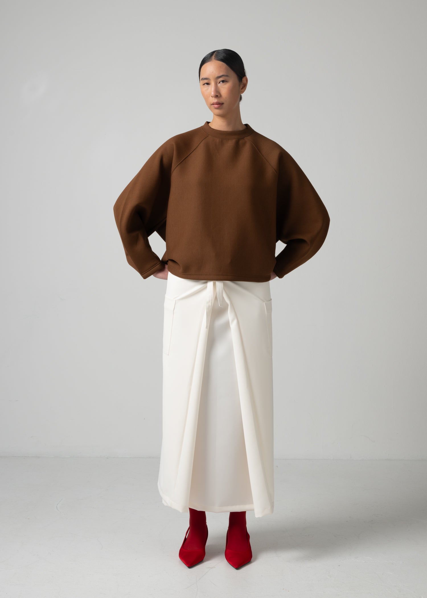 53 OLIVIA TOP / COCOON JERSEY - C15