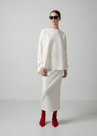 55 FIA SKIRT / COCOON JERSEY - C15