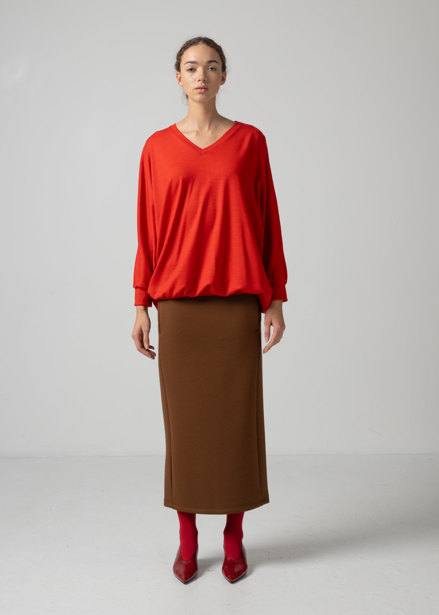 55 FIA SKIRT / COCOON JERSEY - C15