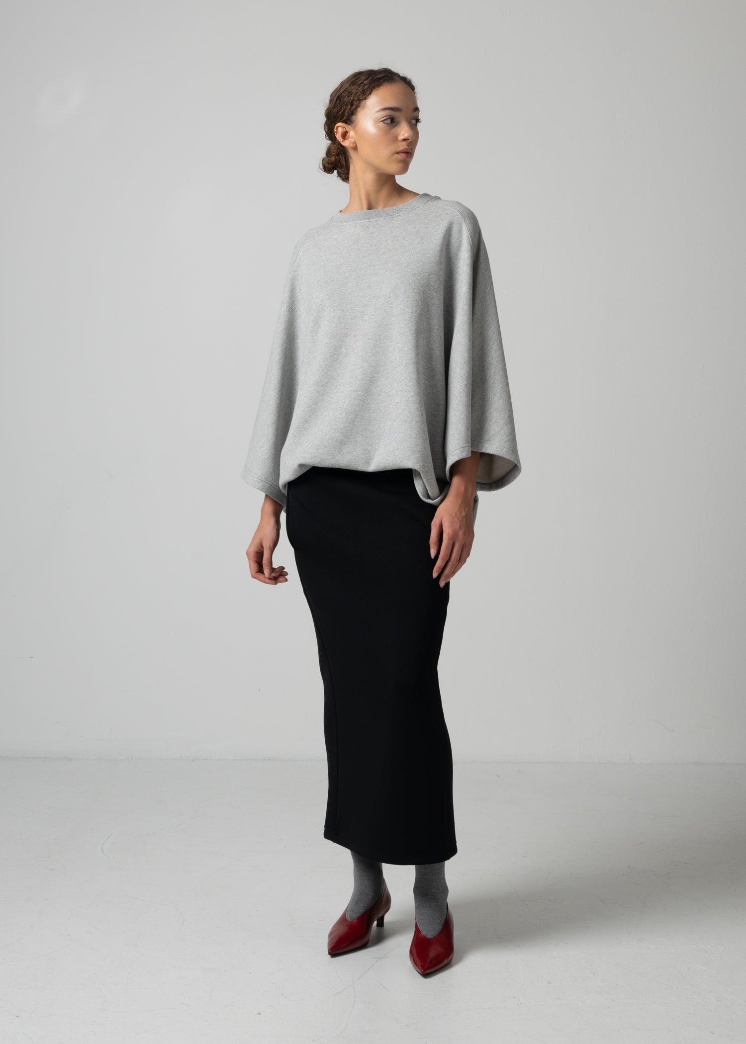 55 FIA SKIRT / COCOON JERSEY - C15