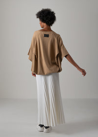 55 LILLYANA PUFFY SHORT SLEEVE TOP / HIGH GAUZE COTTON - C14