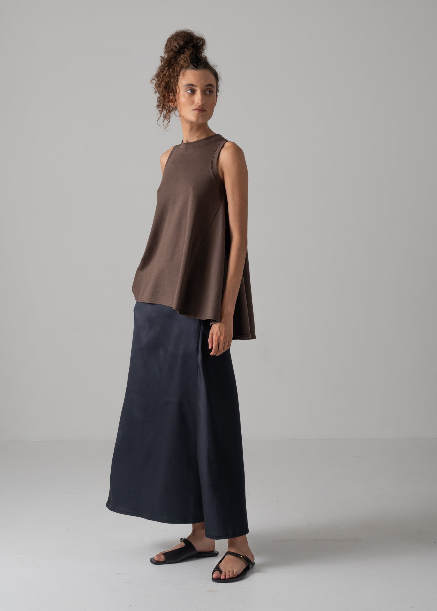 HIBA TOP, American sleeve back flare top, Made in Japan