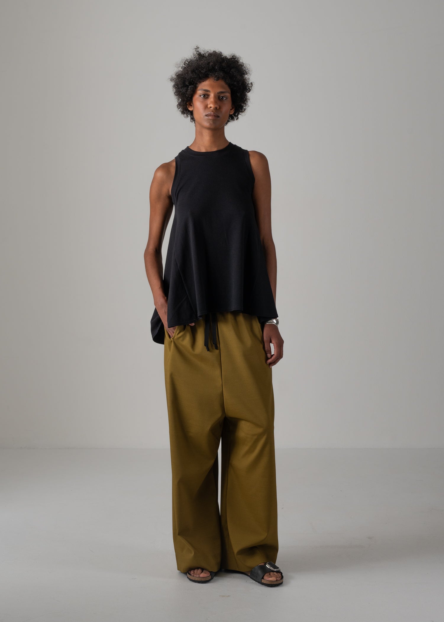 HIBA TOP, American sleeve back flare top, Made in Japan