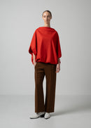 57 BELLE TOP / FLANNEL KNIT TWILL - C15