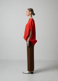 57 BELLE TOP / FLANNEL KNIT TWILL - C15