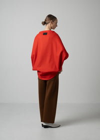 57 BELLE TOP / FLANNEL KNIT TWILL - C15