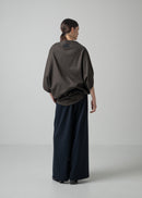57 BELLE TOP / FLANNEL KNIT TWILL - C15