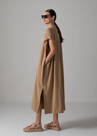 57 JOHANNA DRESS / HIGH GAUZE COTTON - C14