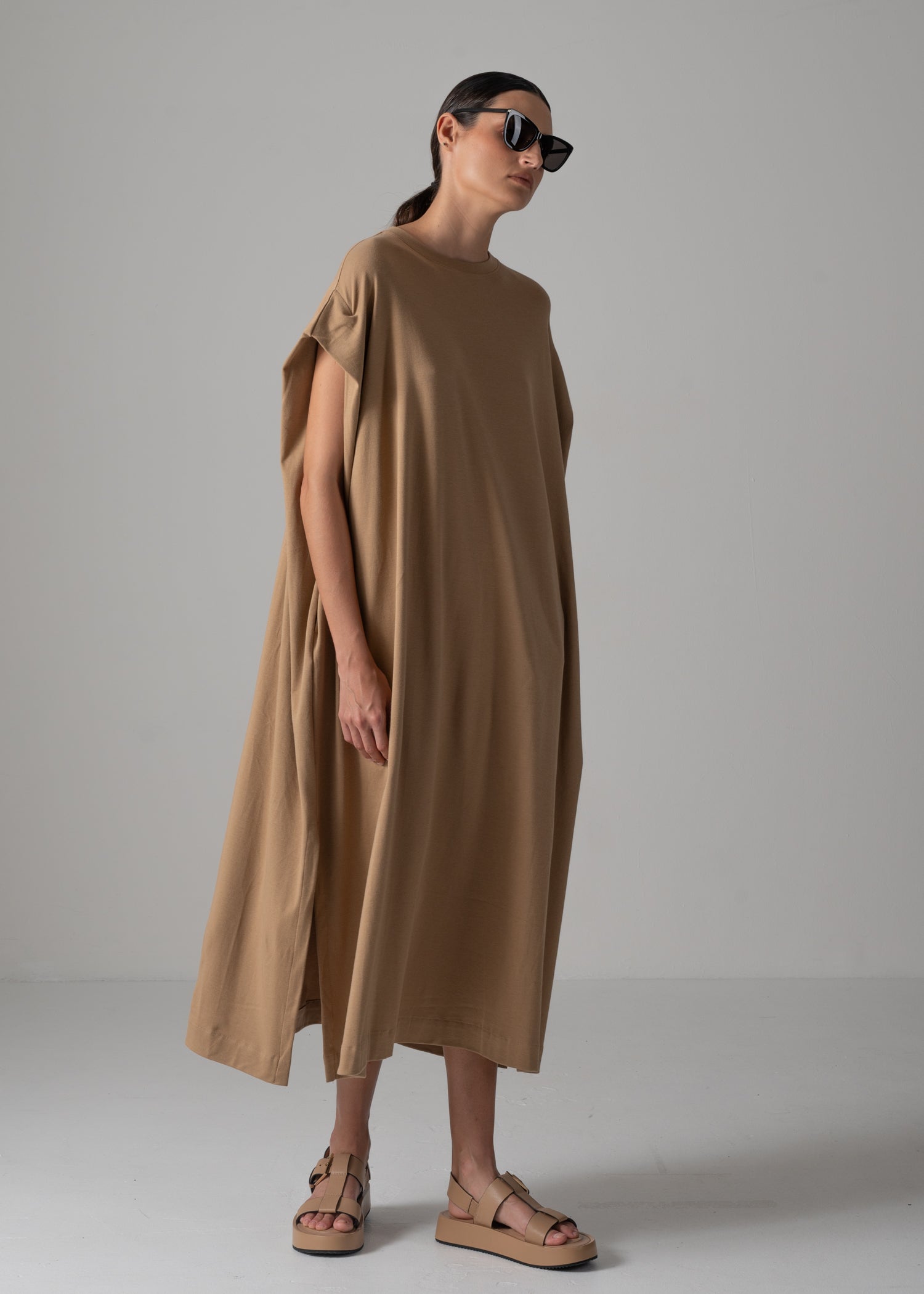 57 JOHANNA DRESS / HIGH GAUZE COTTON - C14