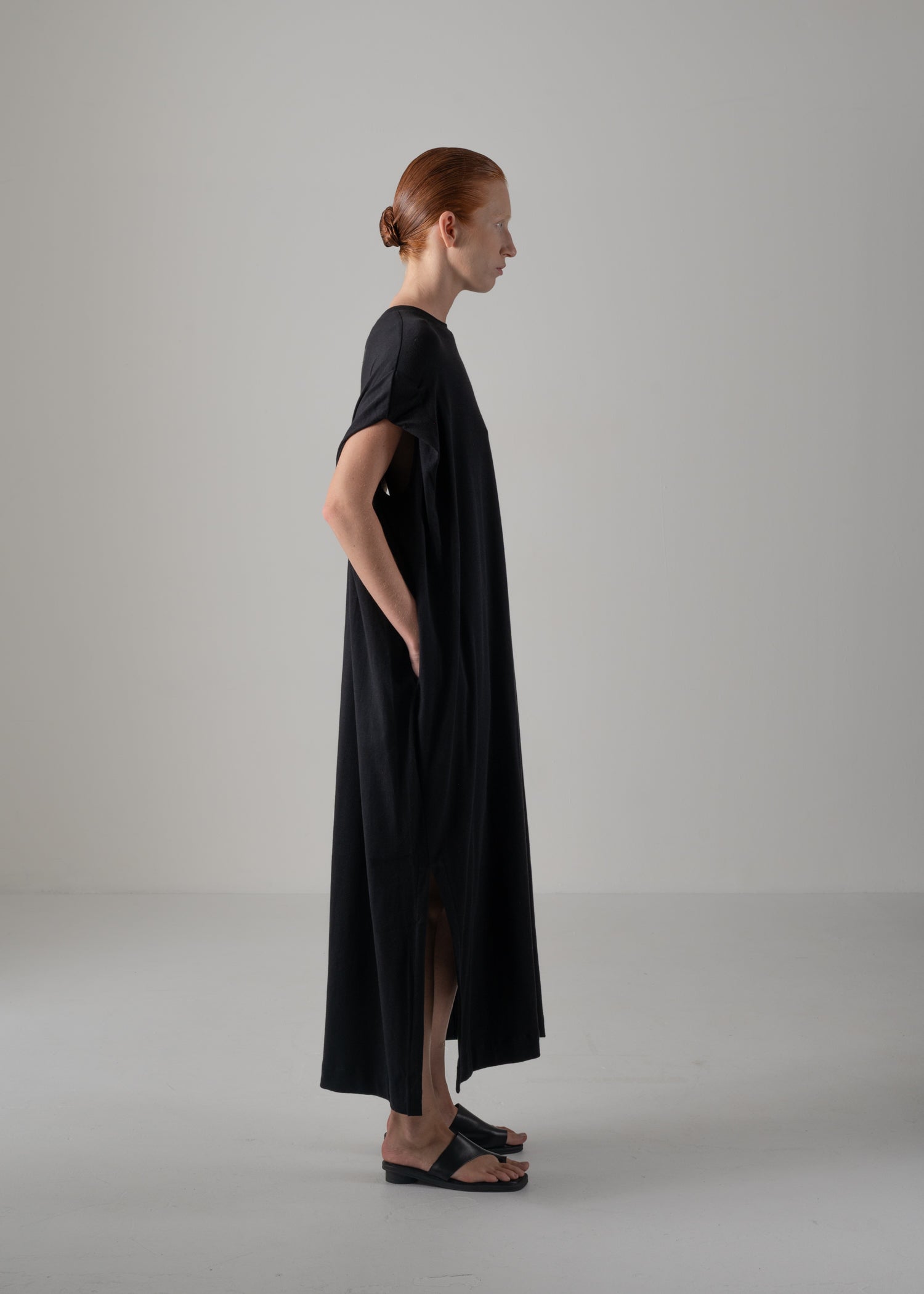 JOHANNA DRESS, ストレートロングワンピース, Made in Japan