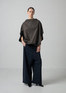 58 ALISON TROUSERS / FLANNEL KNIT TWILL - C15