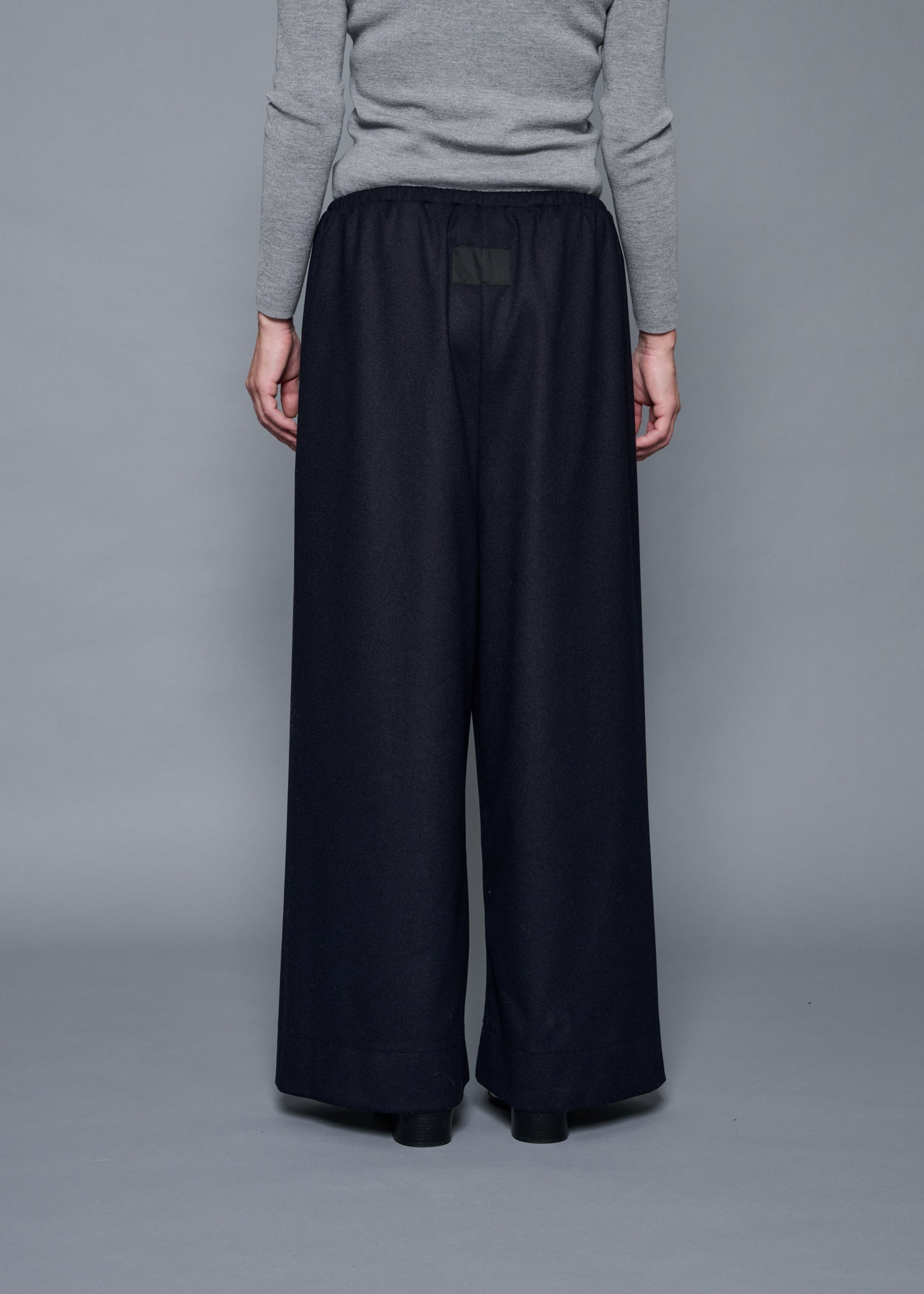 58 ALISON TROUSERS / FLANNEL KNIT TWILL - C15