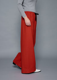 58 ALISON TROUSERS / FLANNEL KNIT TWILL - C15