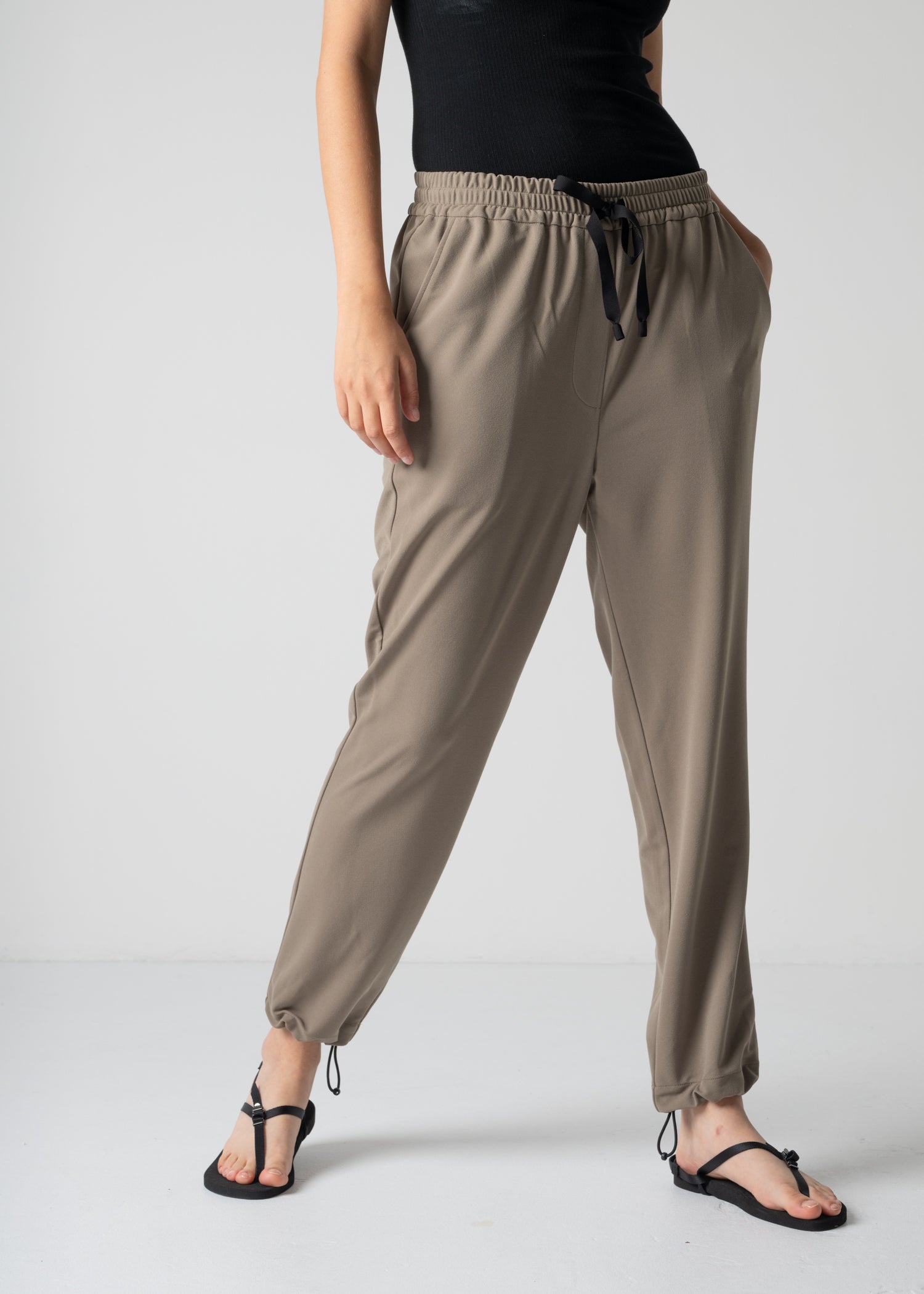 58 EDEN TROUSERS / GEORGETTE JERSEY - C12