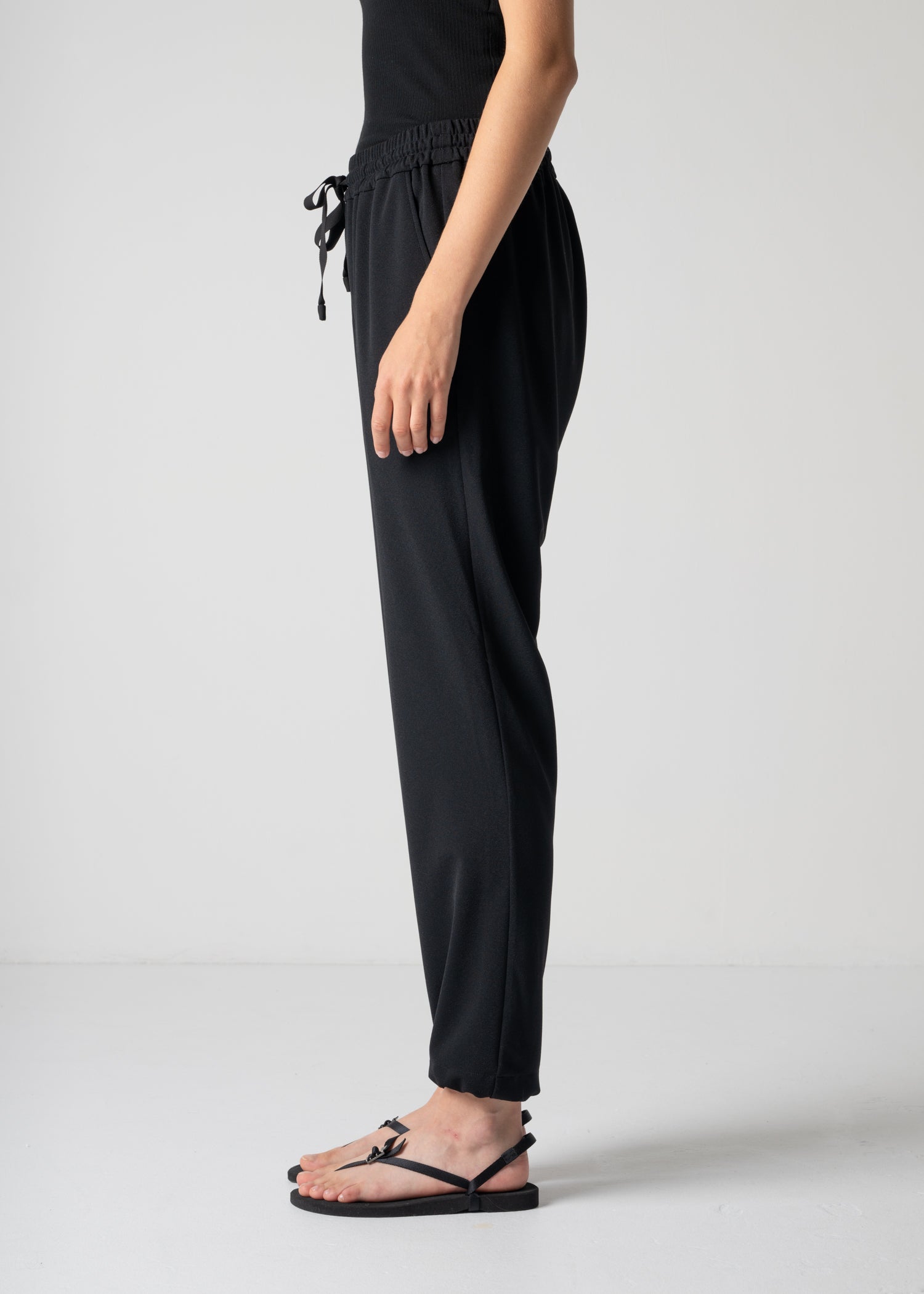 58 EDEN TROUSERS / GEORGETTE JERSEY - C12