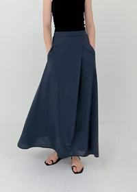 58 HALO SEMI-FLARE SKIRT / RECYCLE PE JERSEY - C10