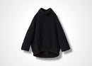 58 MEGAN HIGH NECK TOP / WOOL AIRY LIGHT BOUCLE JERSEY - C13