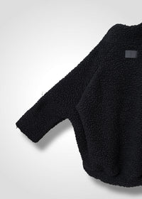 58 MEGAN HIGH NECK TOP / WOOL AIRY LIGHT BOUCLE JERSEY - C13