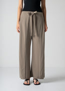 59 LUELLA WIDE-LEG WRAP TROUSERS / GEORGETTE JERSEY - C12