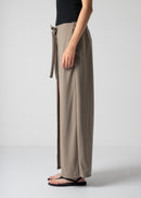 59 LUELLA WIDE-LEG WRAP TROUSERS / GEORGETTE JERSEY - C12