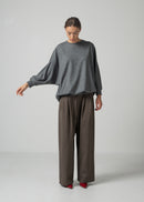 59 ONIX CREW NECK TOP / MILLED WASHABLE JERSEY - C15
