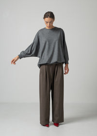 59 ONIX CREW NECK TOP / MILLED WASHABLE JERSEY - C15