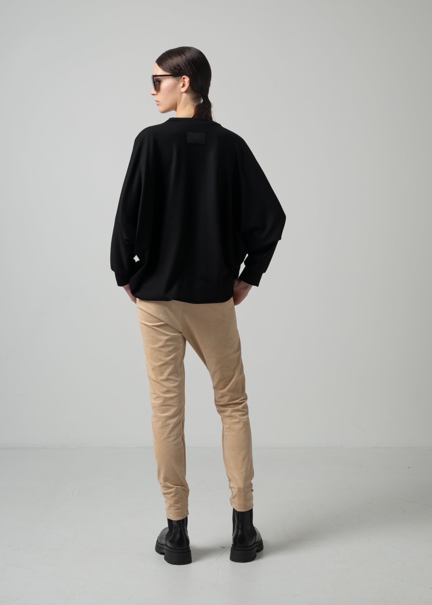 59 ONIX CREW NECK TOP / MILLED WASHABLE JERSEY - C15