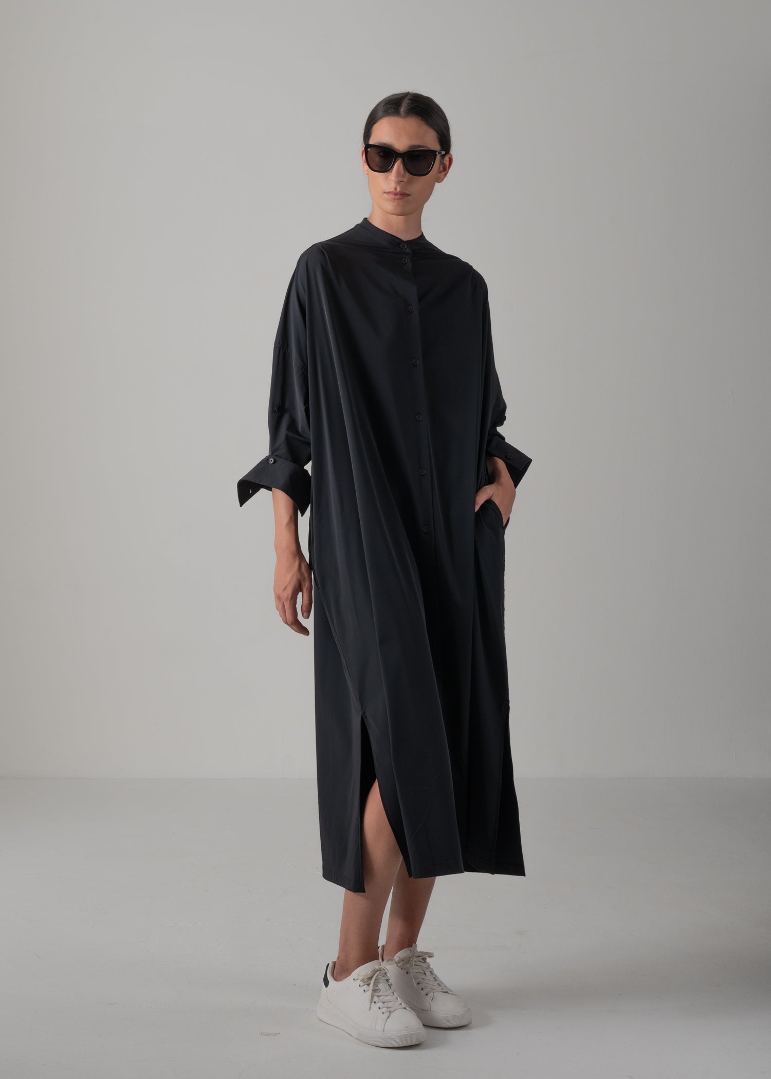 05 NELL DRESS / LUX TWILL STRETCH - C14