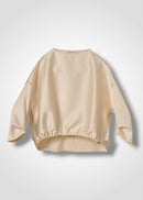 05 OPHELIA BOAT NECK TOP / DUCHESS SATIN STRETCH - C15