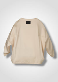 05 OPHELIA BOAT NECK TOP / DUCHESS SATIN STRETCH - C15