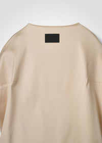05 OPHELIA BOAT NECK TOP / DUCHESS SATIN STRETCH - C15