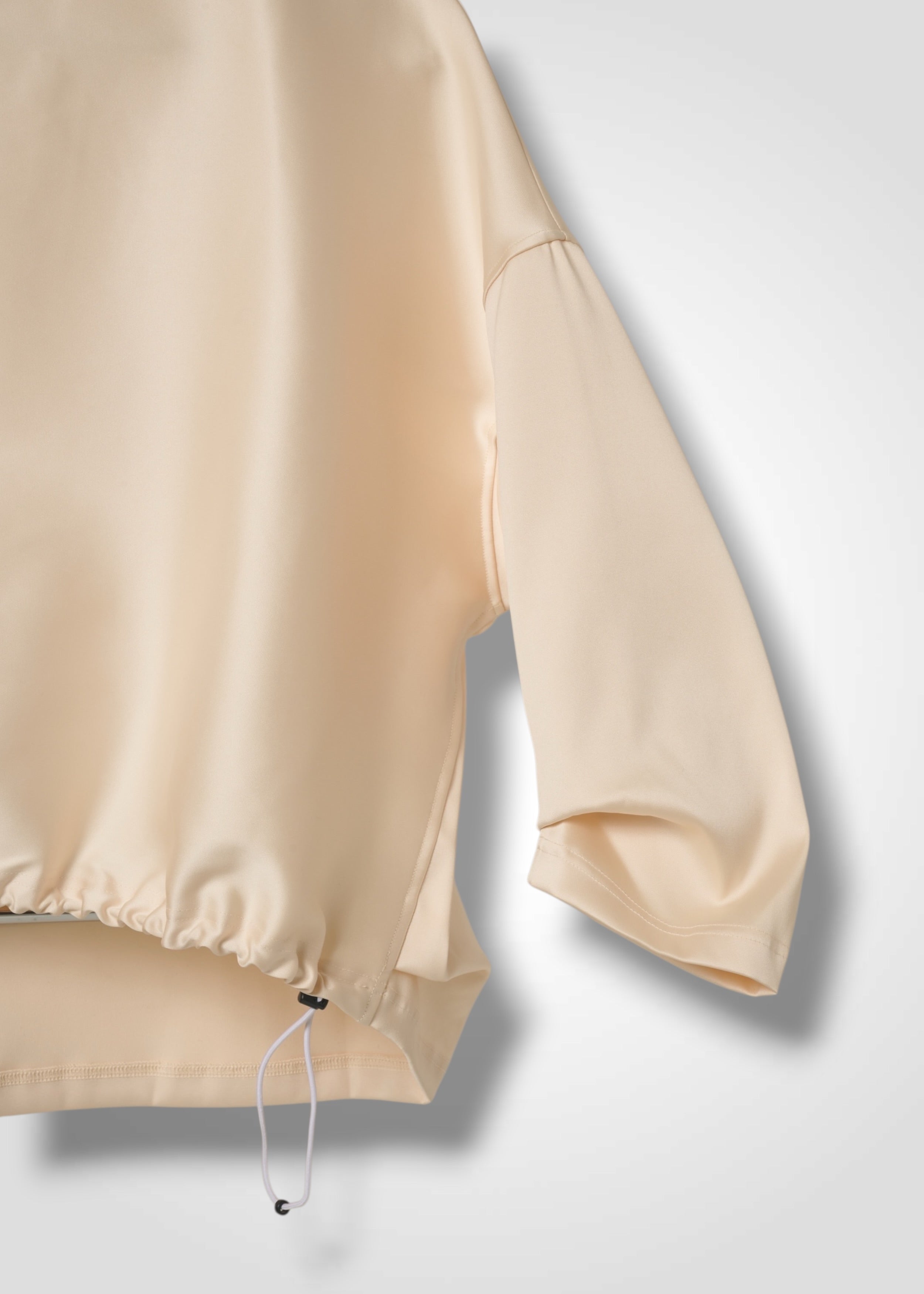 05 OPHELIA BOAT NECK TOP / DUCHESS SATIN STRETCH - C15