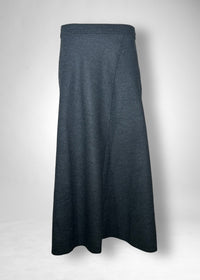 60 HALO SEMI-FLARE SKIRT / SUPER 100'S TWILL JERSEY - C11