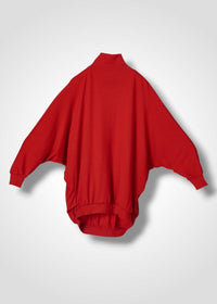 60 NAIA BOTTLE NECK TOP / MILLED WASHABLE JERSEY - C15