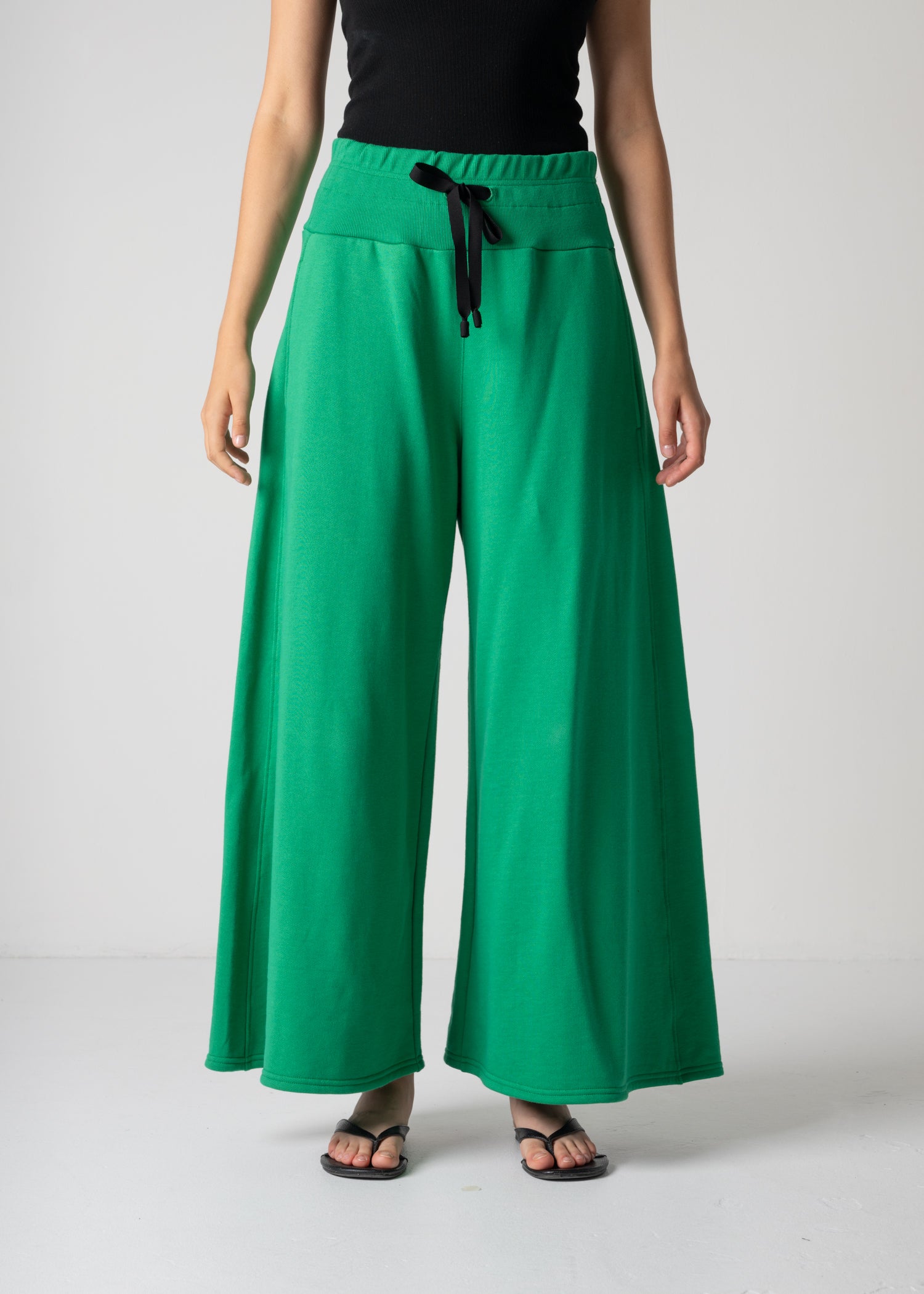 61 LAUREL PALAZZO TROUSERS / AEGEAN ORGANIC TERRY - C12