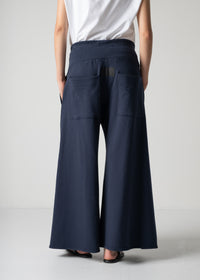 61 LAUREL PALAZZO TROUSERS / AEGEAN ORGANIC TERRY - C12