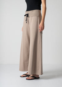 61 LAUREL PALAZZO TROUSERS / AEGEAN ORGANIC TERRY - C12