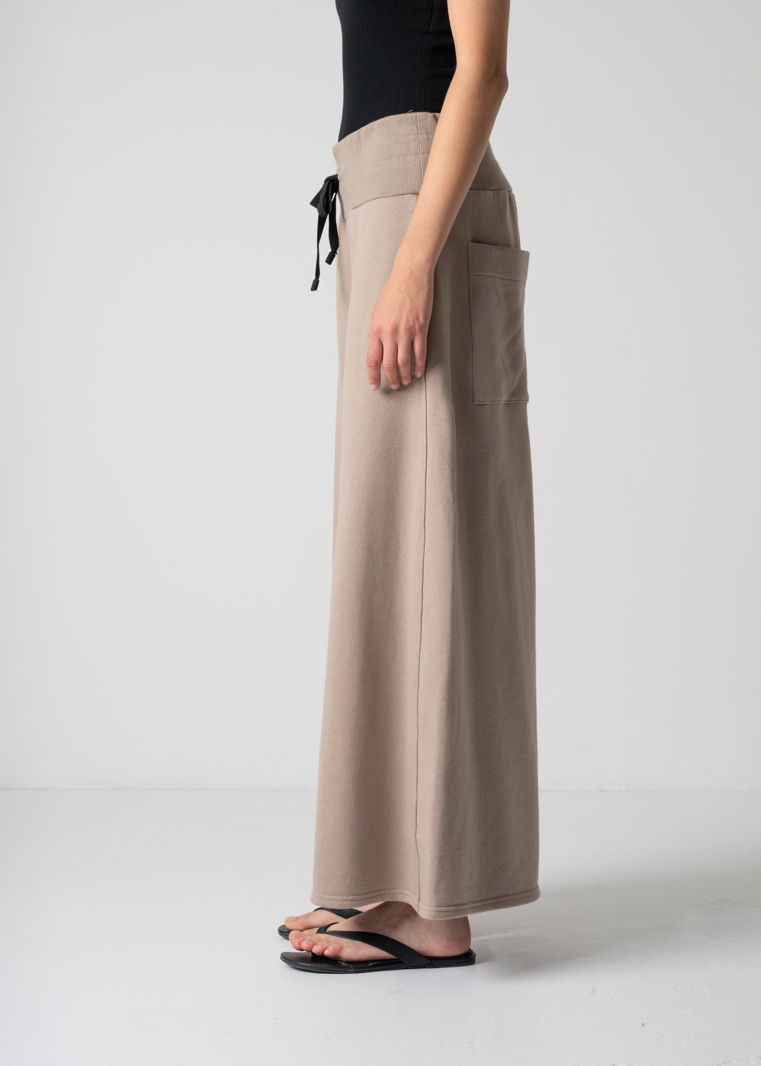 61 LAUREL PALAZZO TROUSERS / AEGEAN ORGANIC TERRY - C12