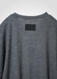 61 ORI V NECK TOP / MILLED WASHABLE JERSEY - C15